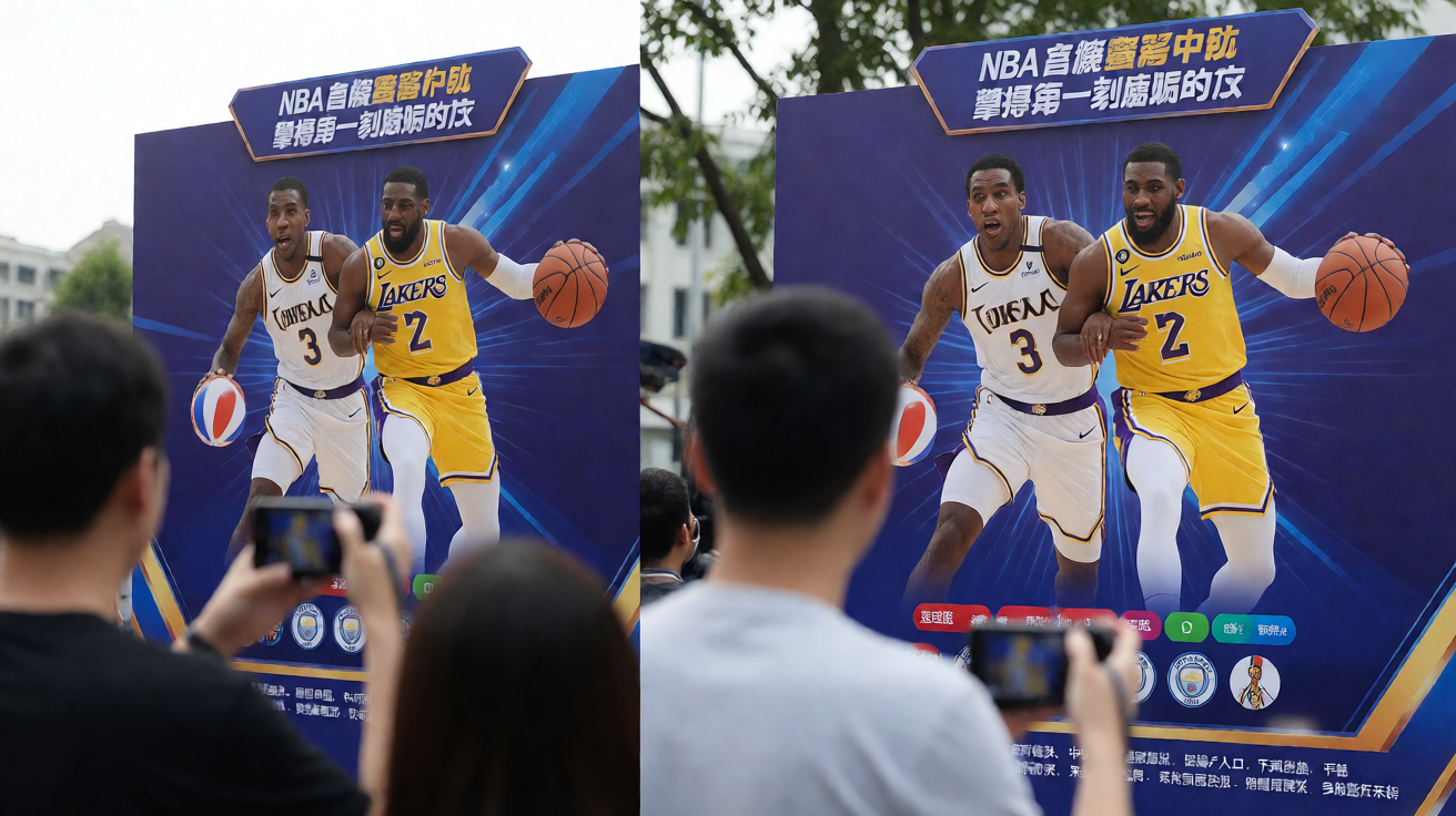 NBA常规赛精彩对抗画面